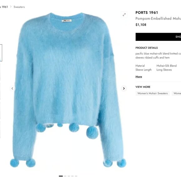 Ports 1961 mohair sweater pink - Picture 8 of 8
